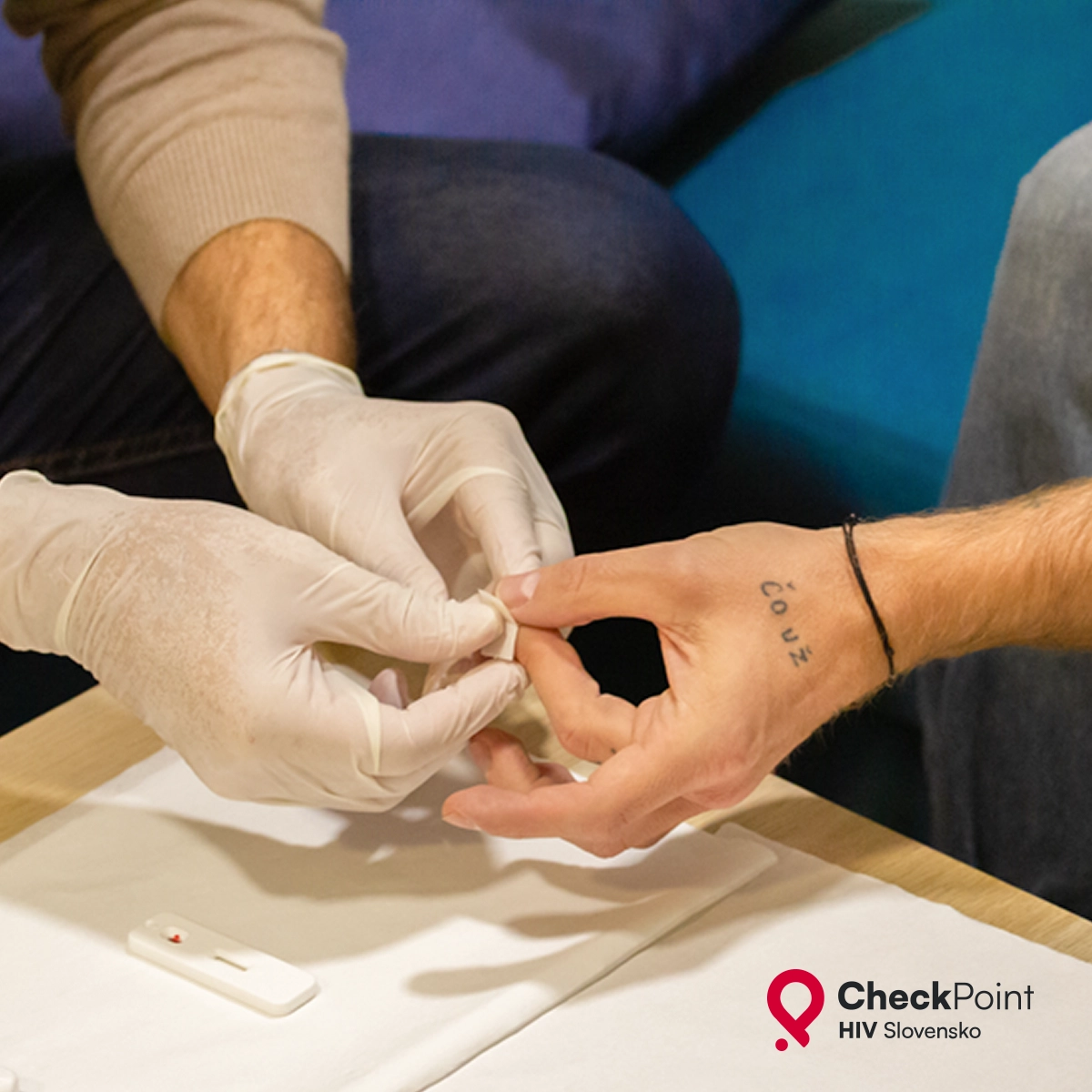 Test na HIV, CheckPoint HIV Slovensko